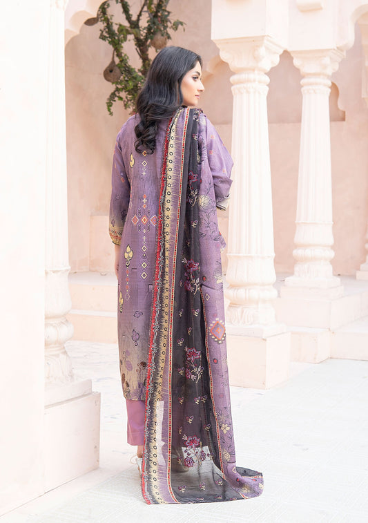 Digital Luxury Bana Dora Lawn Embroidered 3-Piece Dress